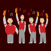 classic barbershop quartet