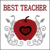 Best Teacher Red Apple