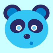 blue panda bear