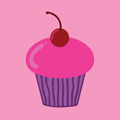 Cute Pink Cupcake