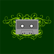 Retro Green Cassette