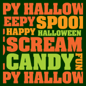 halloween text art