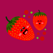 Cute Kawaii Strawberries