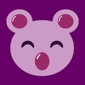 Cute Kawaii Purple Koala