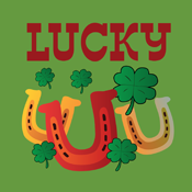 Lucky Horseshoes Horse Shoe Luck St. Patrick's Day Clover Shamrock