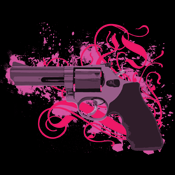 Bright Neon Gun Pink Purple