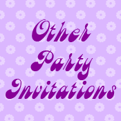 Other Party Invitations Cards and Stamps