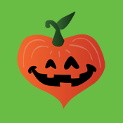 Cute Pumpkin Jack o' Lantern Heart