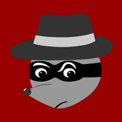 Retro Vintage Cartoon Raccoon Racoon Mobster Gangster