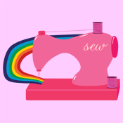 Rainbow Sewing Machine