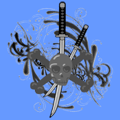 Skull Swords Pirate