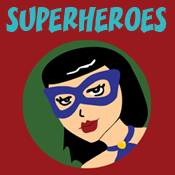 Retro Superhero Superheroine