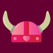 Viking Heart Love Helmet